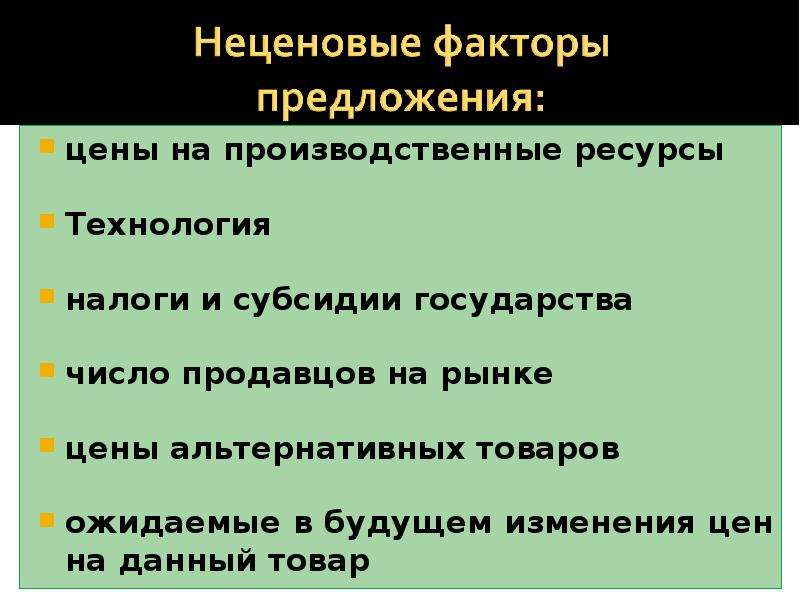 Неценовые факторы. Ценовые факторы спроса и предложения. Неценовые факторы спроса и предложения. Неценовые факторы предложения. Неценовые факторы спроса.