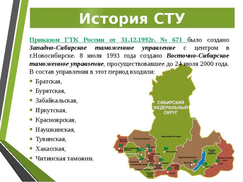 Сибирское территориальное управление