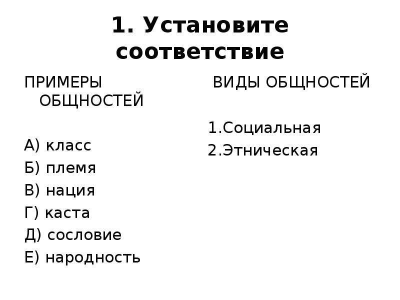 Сложный план нации и межнациональные отношения