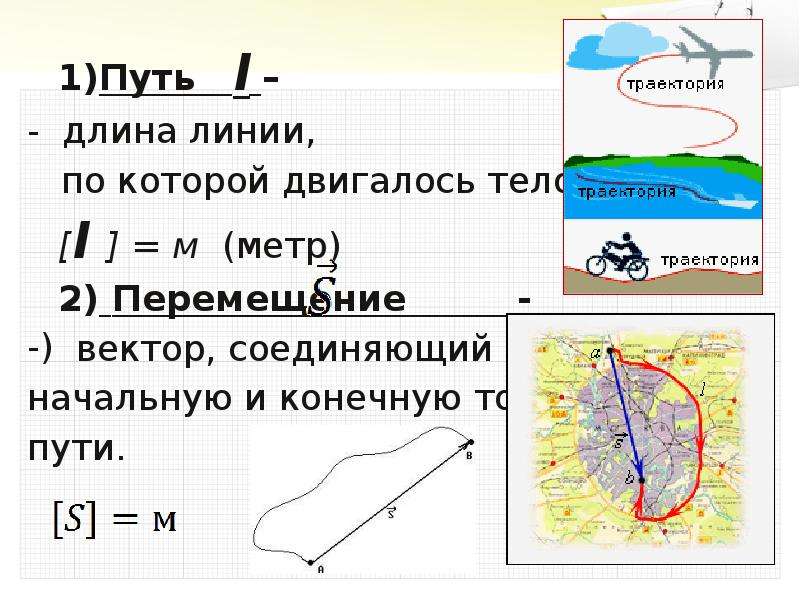 Длина линя. Траектория путь перемещение. Траектория путь и вектор. Траектория от пути. Перемещение тела Траектория путь.