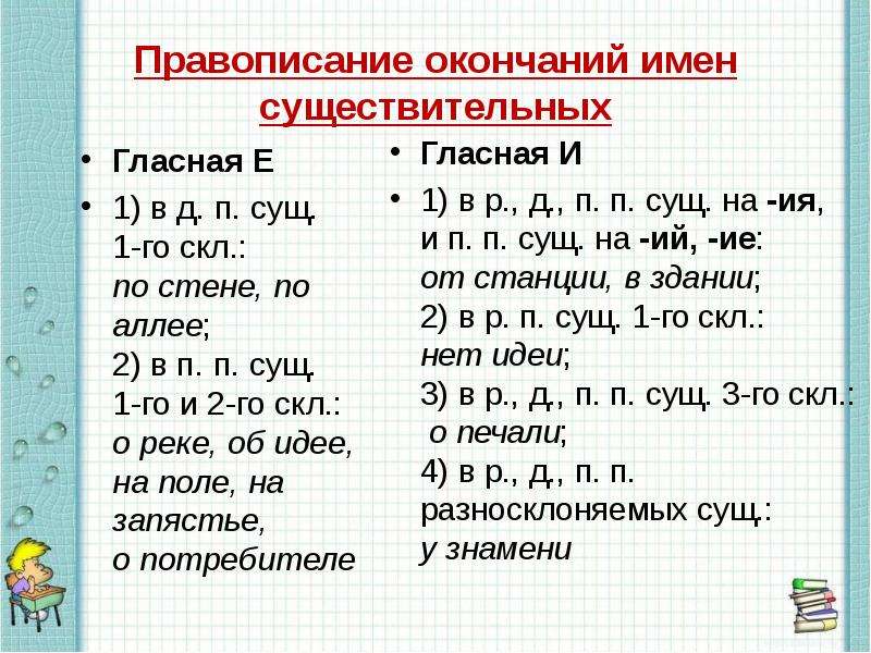 Написание окончаний. Правописание окончаний имен существительных. Правописание окончаний существительных. Правило правописания окончаний существительных. Правописание окончаний имен.