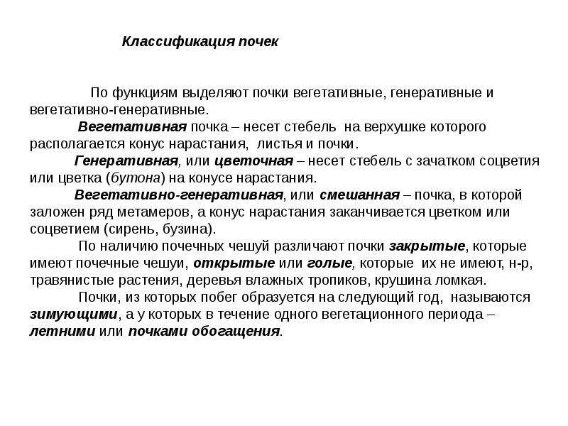 Функции генеративной почки. Классификация растительных почек. Классификация почек по функциям. Классификация почек биология. Классификация почек вегетативные.