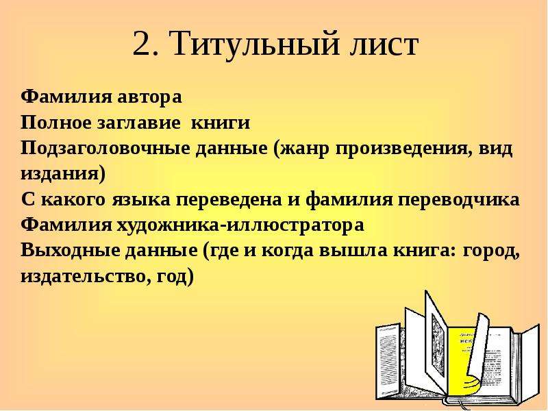 Издательское дело изделие титульный лист 4 класс презентация