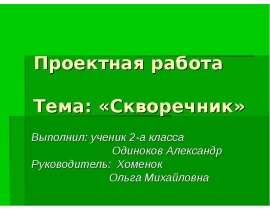Скворечник