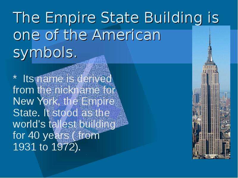 Empire state building презентация