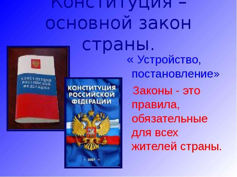 Права человека 4 класс окружающий мир презентация