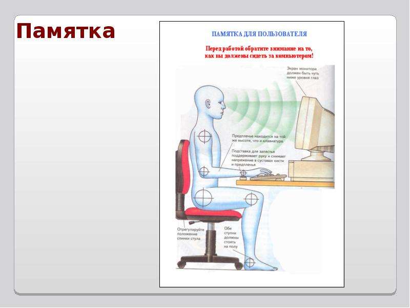 Компьютер и здоровье презентация 7 класс