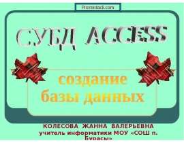 SUBD ACCESS