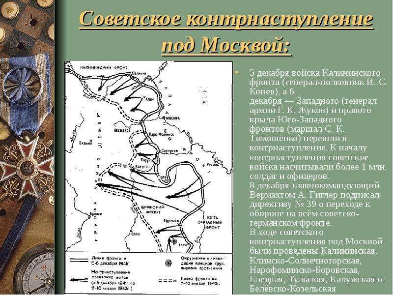 Московская битва презентация 11 класс