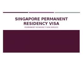 Singapore Permanent Residency
