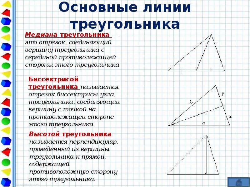 Тест треугольник виды треугольников. Основные линии треугольника. Вся информация о треугольниках. Треугольник геометрия. Треугольники 7 класс.