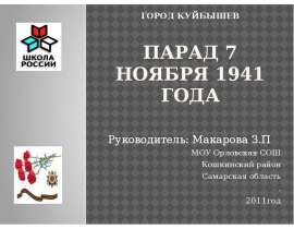 Скачать презентацию Парад 7 ноября 1941 года