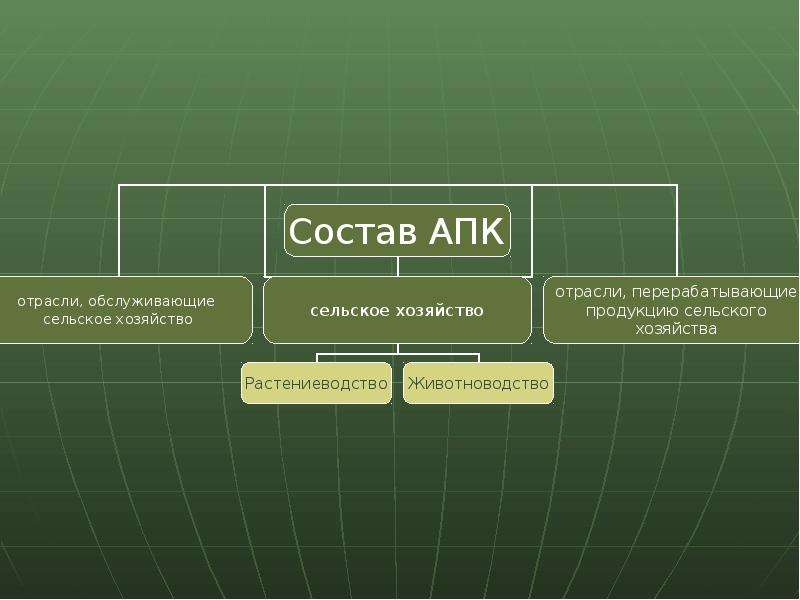 Развитие отрасли апк. Отрасли АПК.