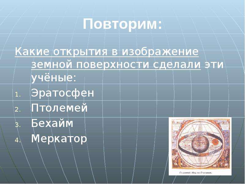 История географической карты 5 класс презентация география