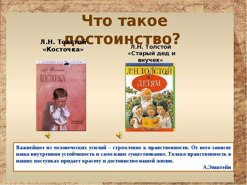 Честь и достоинство презентация по орксэ 4 класс