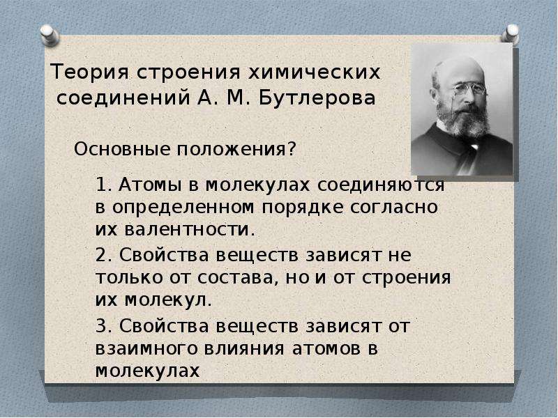 Основные теории строения химических веществ бутлерова. Бутлеров теория химического строения вещества. Основные положения органической химии теории Бутлерова. Теория а м Бутлерова кратко. Теория химического строения органических веществ.