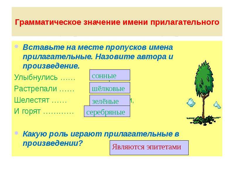 Какого значение прилагательного. Грамматическое значение прилагательного. Грамматическое значение имен прилагательных. Грамматическое значение имени прилагательного. Общее грамматическое значение прилагательных.