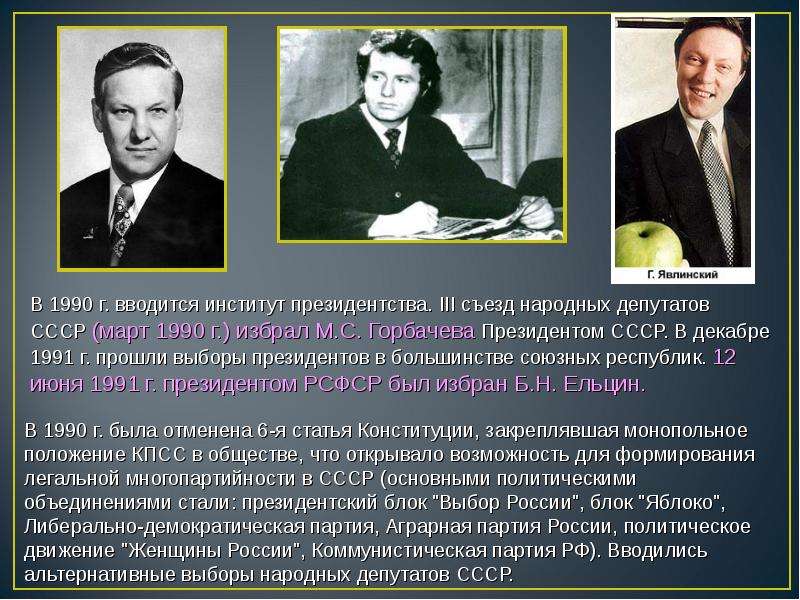 Развитие гласности и демократии в ссср презентация 11 класс загладин