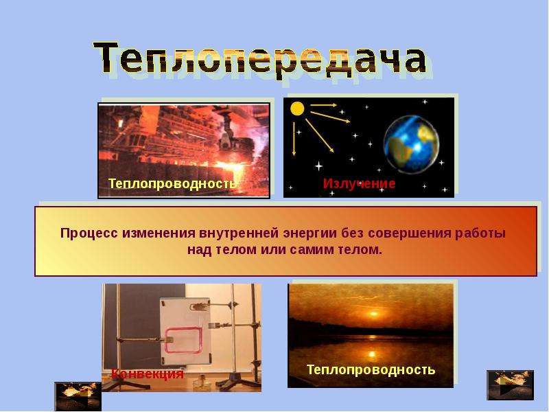 Презентация по теме тепловые явления