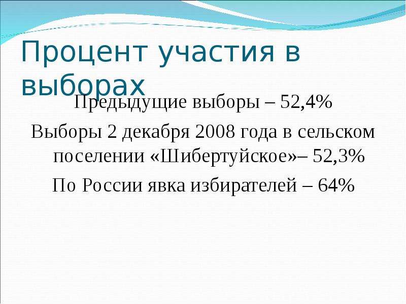 Процент участия в выборах в россии. Процент участия в выборах.