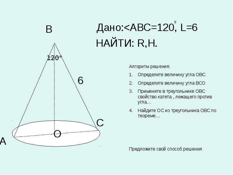 Решение задач на конус 11 класс презентация