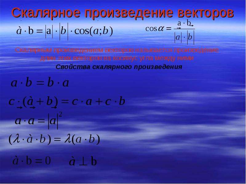 11 класс скалярное произведение векторов презентация