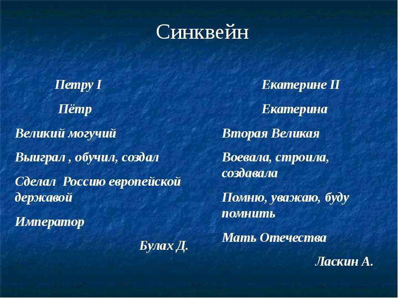 Синквейн царь. Синквейн Петр 1. Синквейн Екатерина 2. Составить синквейн на тему Петр 1. Синквейн Екатерина II.