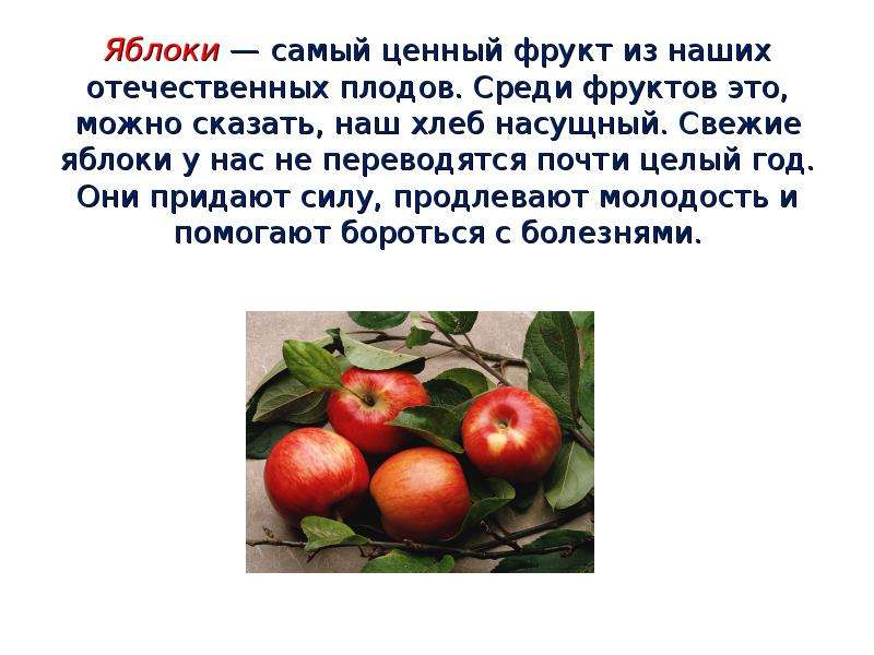 Текст земляные яблоки. Сообщение о яблоке. Презентация на тему яблоко. Доклад о яблоке. Доклад на тему яблоко.