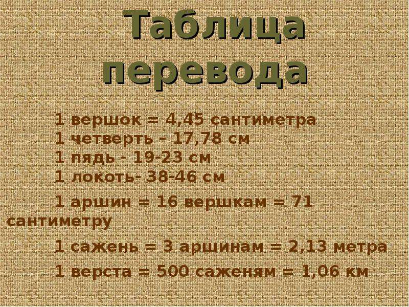 45 сантиметров. Аршин таблица. 1 Аршин 1 вершок. Вершок и Аршин в сантиметрах. Аршин в метрах.