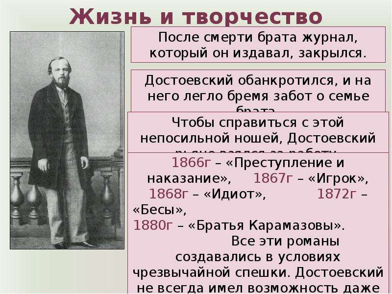 Творчество достоевского. Федор Михайлович Достоевский кластер. Жизнь и творчество Достоевского. Жизнь Достоевского презентация. Таблица творчества ф.м.Достоевского.