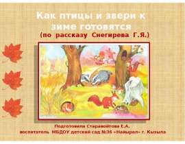 Как звери готовятся к зиме