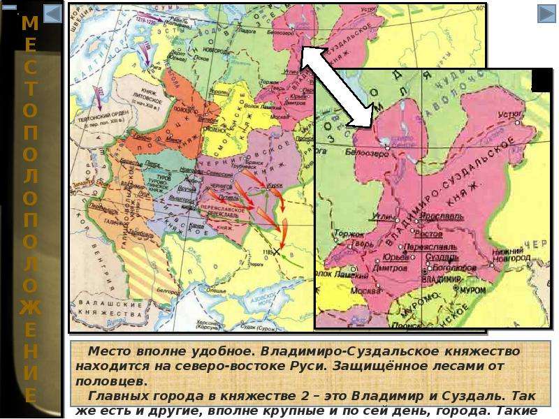 Владимиро суздальская земля презентация 6 класс