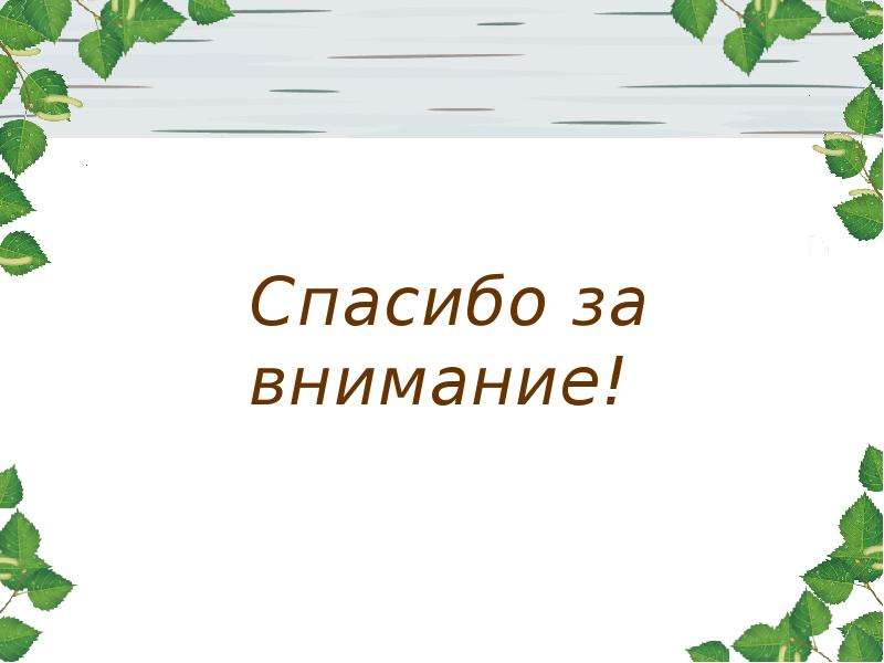 Спасибо за внимание картинка с природой