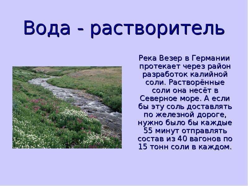 Вода природный растворитель исследовательский проект 3 класс