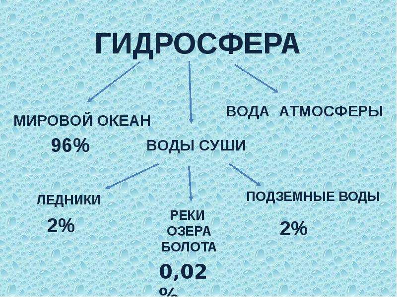 Ледники входят в состав гидросферы