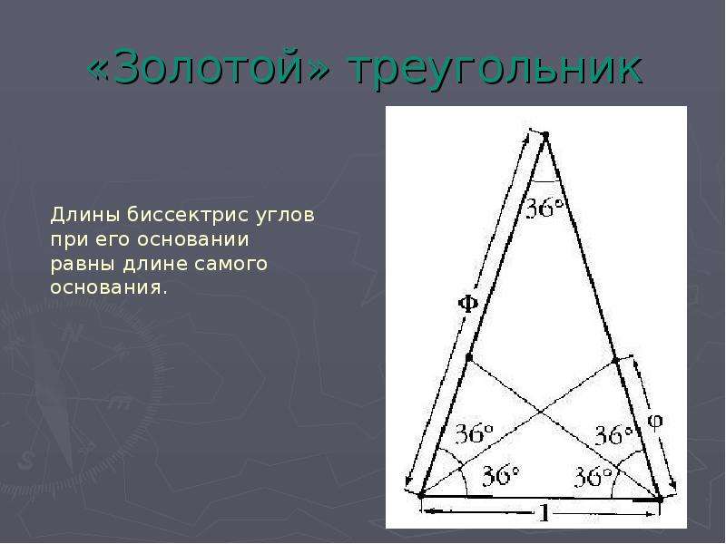 Понятие золотого сечения в архитектуре