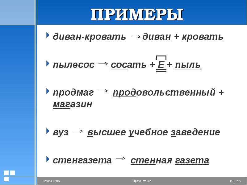 Презентация морфемика и словообразование