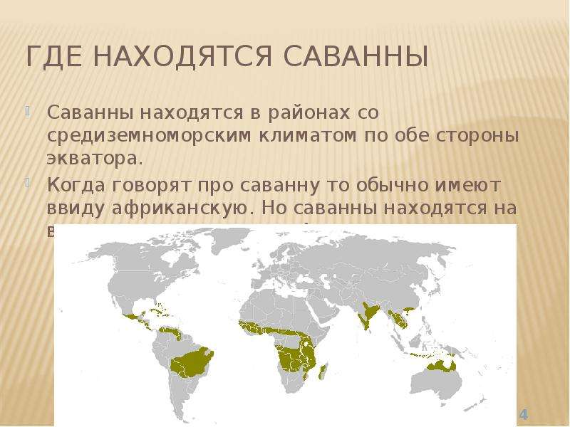 Экосистема саванны презентация