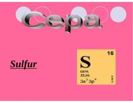 Sulfur
