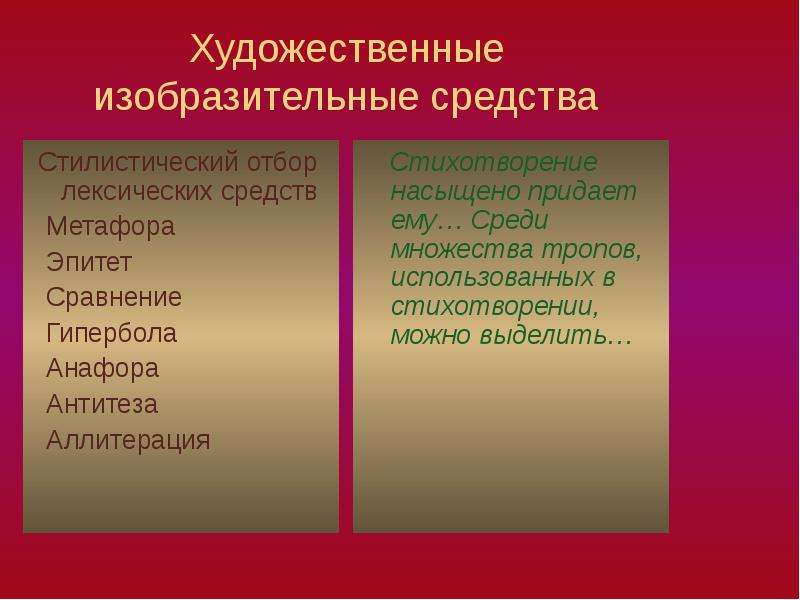 Тема предполагает изображение определенных характеров отбор художественных средств