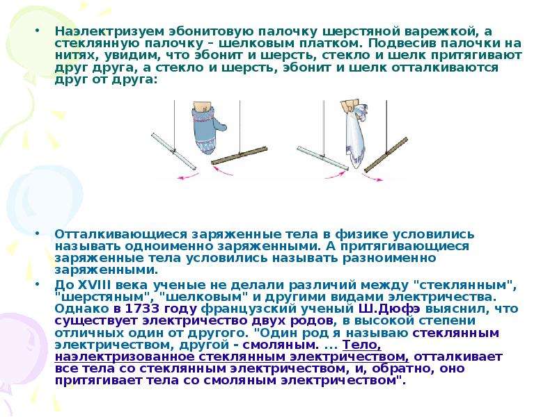 Электризация тел при соприкосновении взаимодействие заряженных тел 8 класс презентация по физике