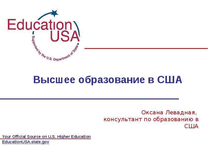 Образование сша презентация