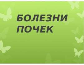 Болезнь почек