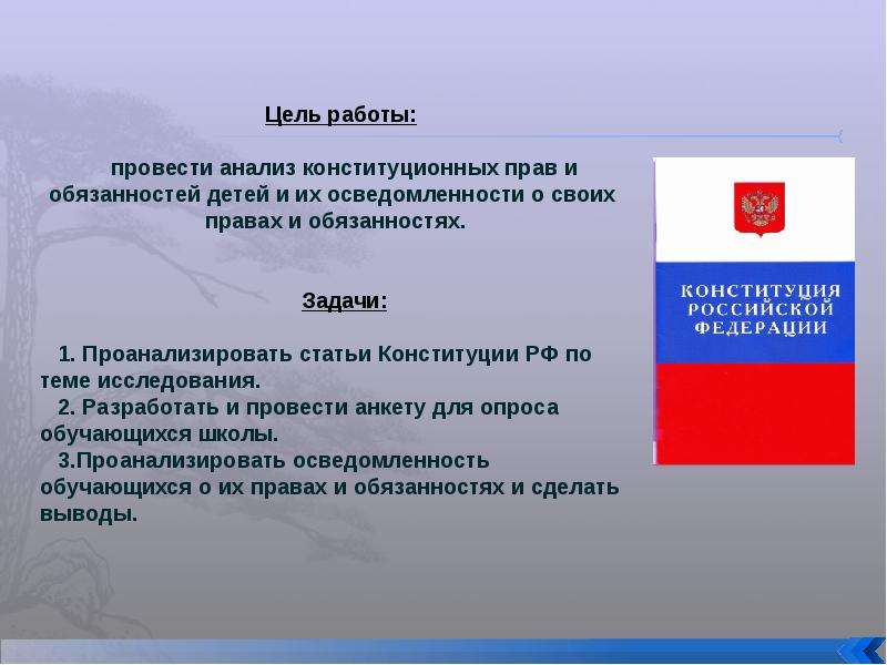 Законодательство цель. Конституционные права и обязанности ребенка. Конституция права и обязанности ребенка. Права и обязанности детей по Конституции РФ. Цель прав и обязанностей.