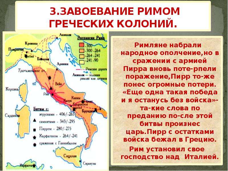 Рим завоеватель средиземноморья презентация 5 класс