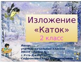 Изложение "Каток"