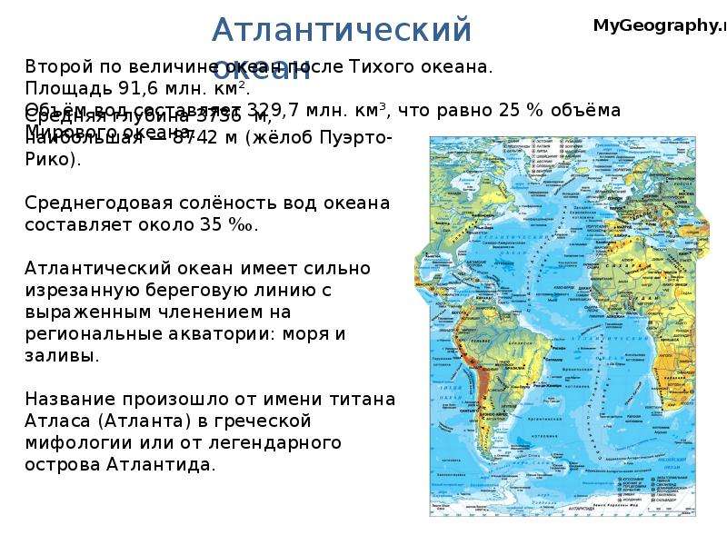 Индийский океан характеристика по типовому плану