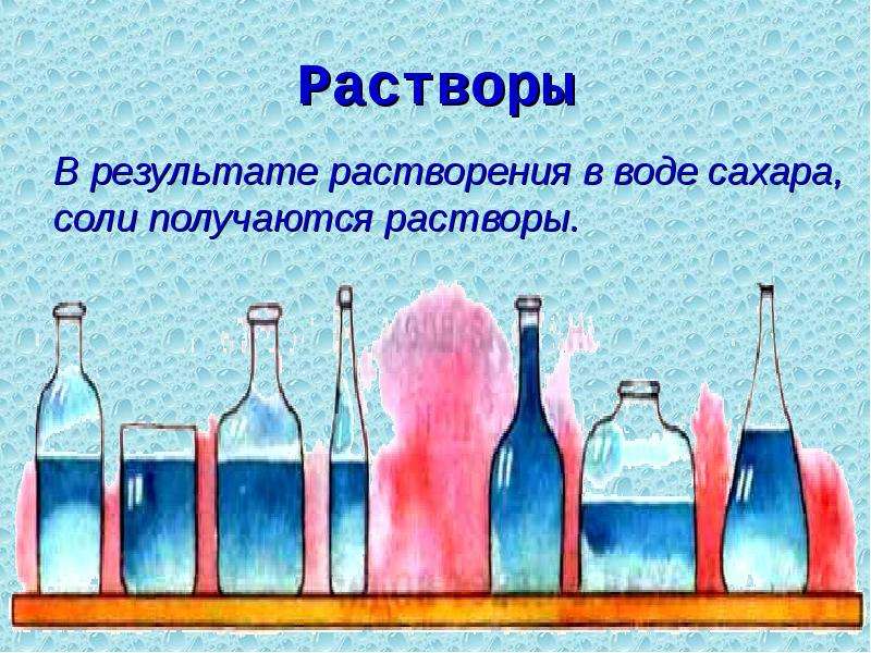 Презентация вода растворы