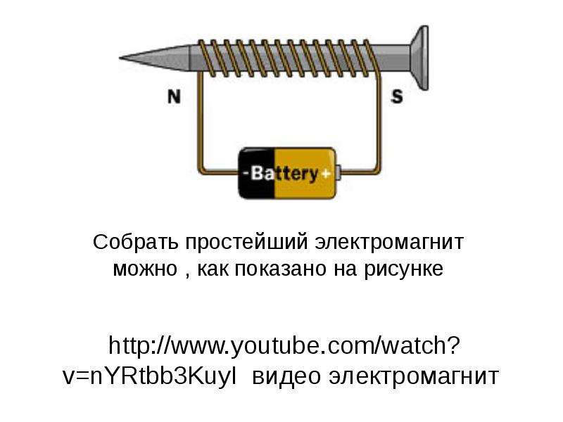 Электромагнит проект по физике