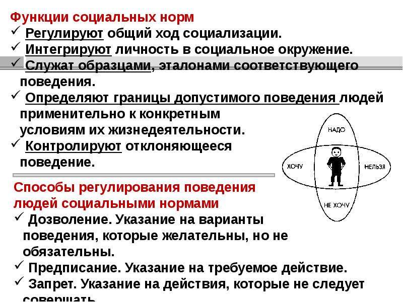 Сложный план социальной нормы